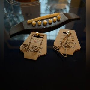 Handmade Recycled Guitar String Pendants